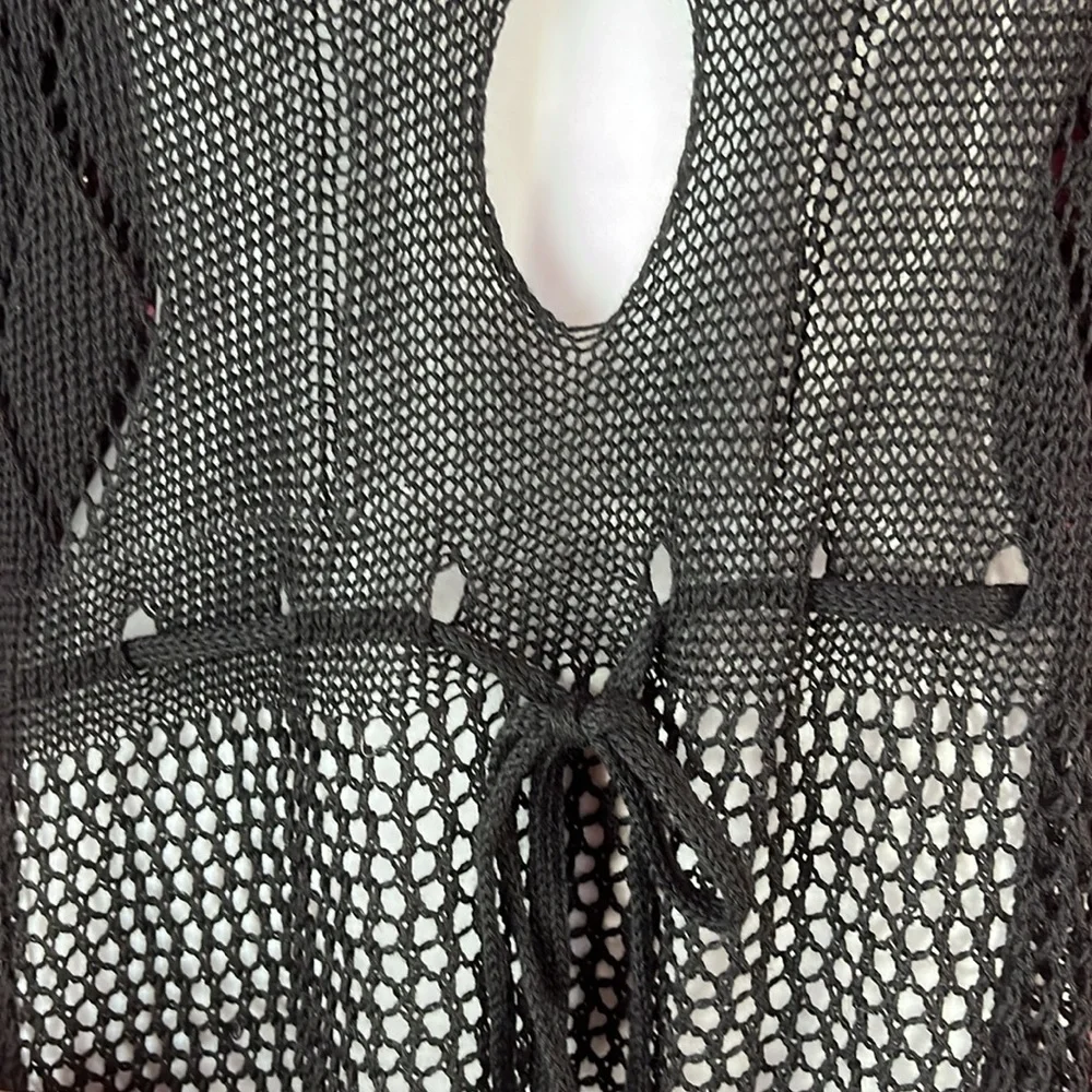 Crochet swim coverup